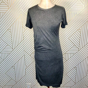 Margaret O'Leary Gray Ruched‎ T-Shirt Dress